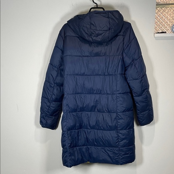 Ookpik Wolrd Navy Blue Hooded Puffer Jenny Jacket - Picture 9 of 9